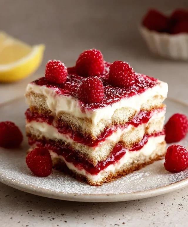 Raspberry Tiramisu