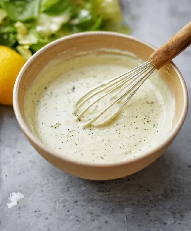 Caesar Salad Dressing (Classic, Creamy & 5 Minutes) 🥗