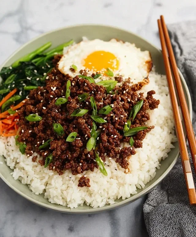 Korean Ground Beef Bowl (25-Minutes)