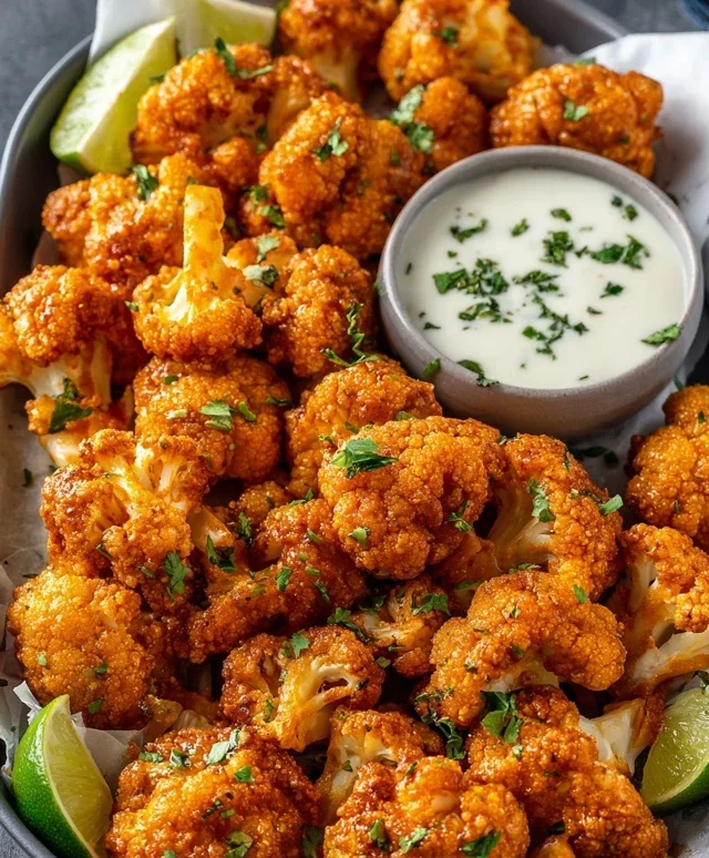 Air Fryer Buffalo Cauliflower Recipe