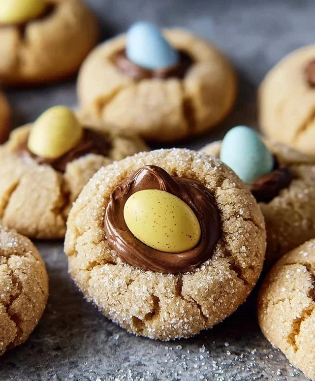 Cadbury Egg Kiss Cookies