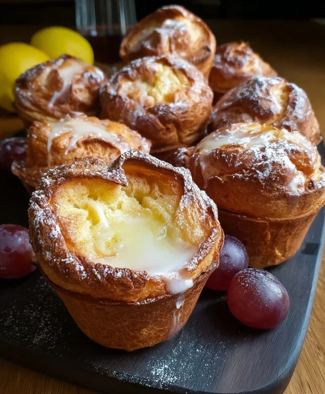 Sparkling Grape Juicecas Portuguese Popovers