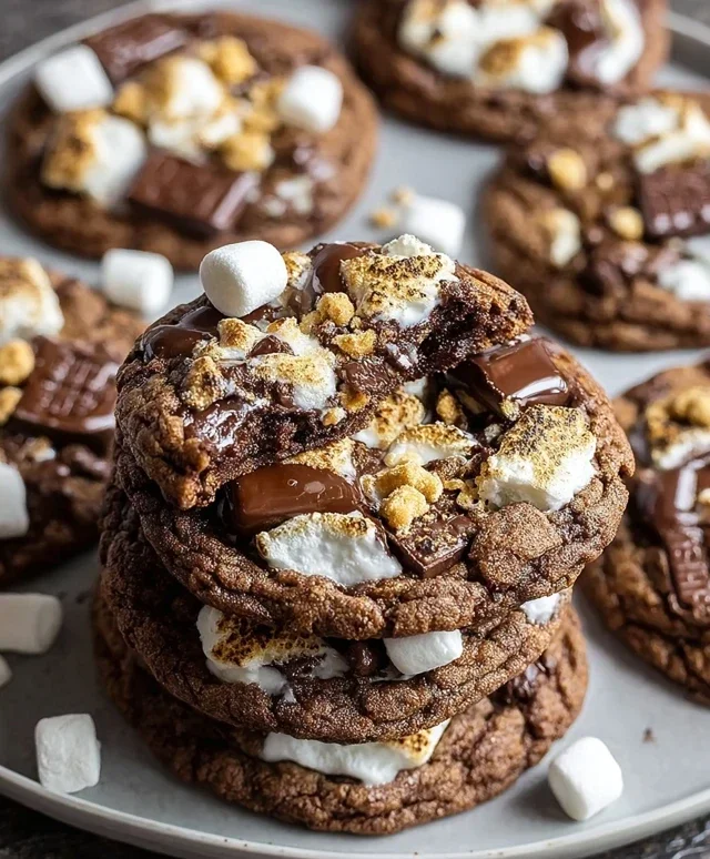 Hershey's Chocolate S'mores Cookies