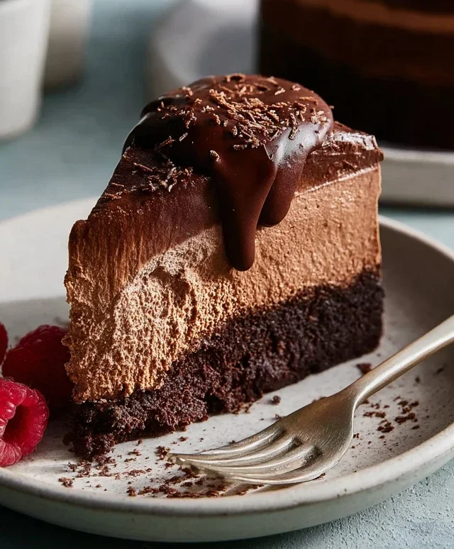 Vegan Chocolate Mousse Cake