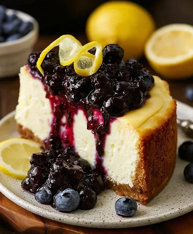Lemon Blueberry Cheesecake