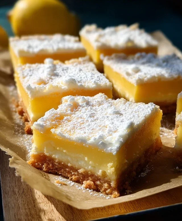 Tangy citrus dessert squares