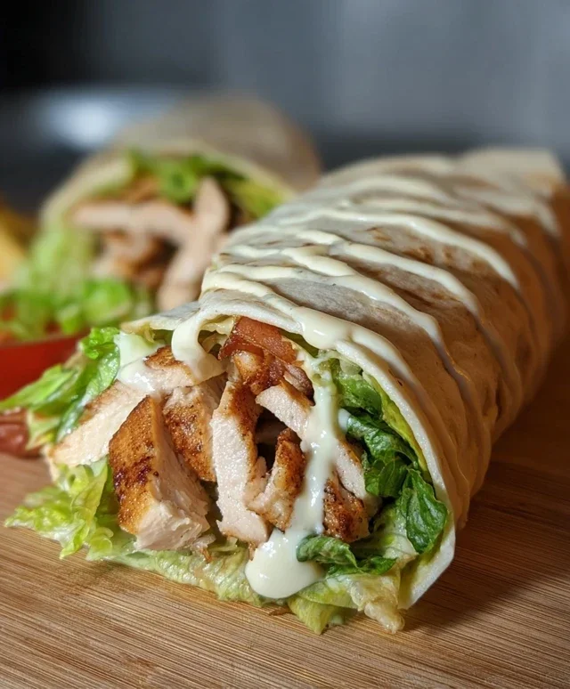 Chicken Caesar Wraps