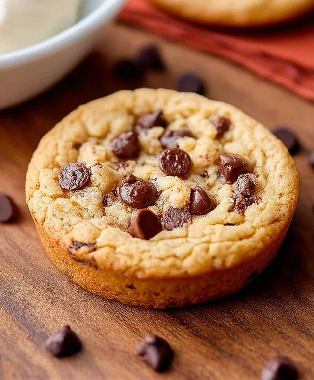 Microwave Chocolate Chip Cookie