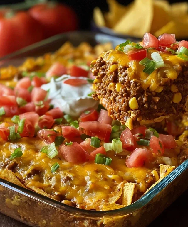 Walking Taco Casserole