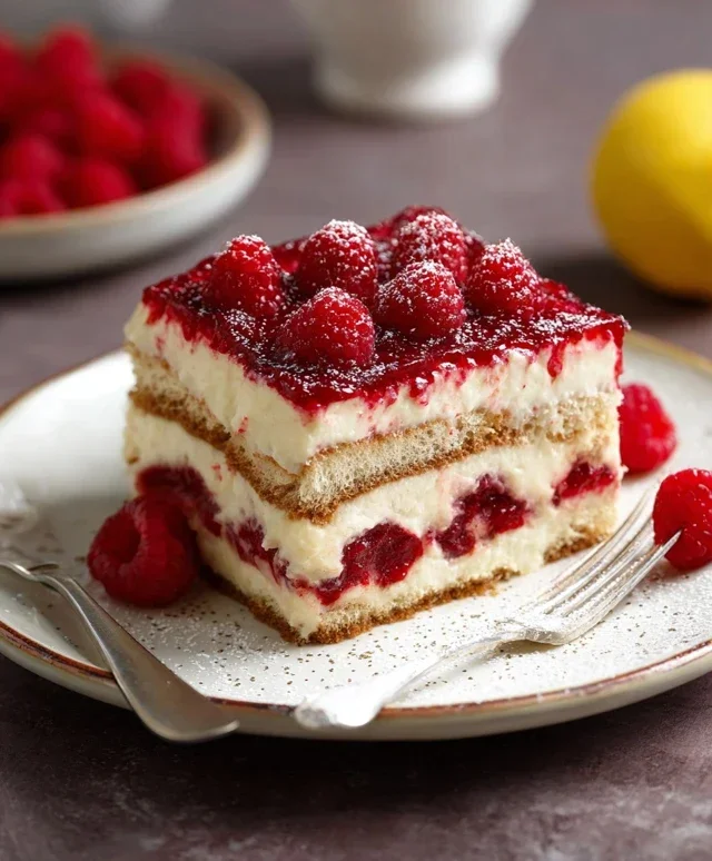Raspberry Tiramisu