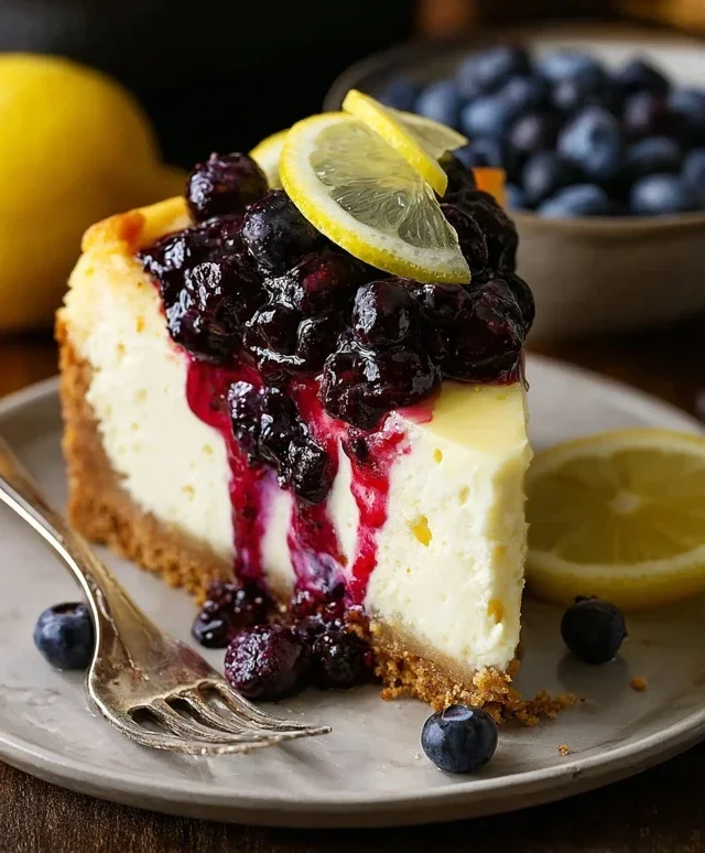 Lemon Blueberry Cheesecake
