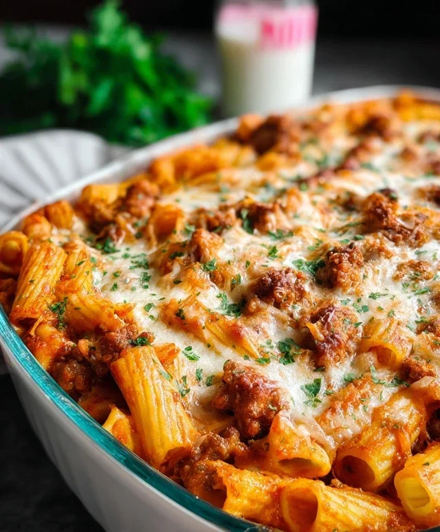 Baked Rigatoni with Sausage