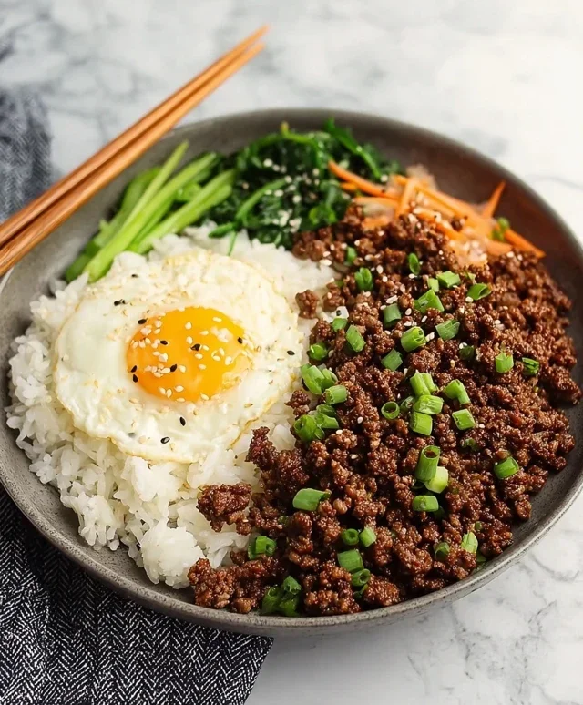 Korean Ground Beef Bowl (25-Minutes)