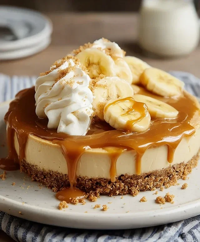 No-Bake Banoffee Cheesecake