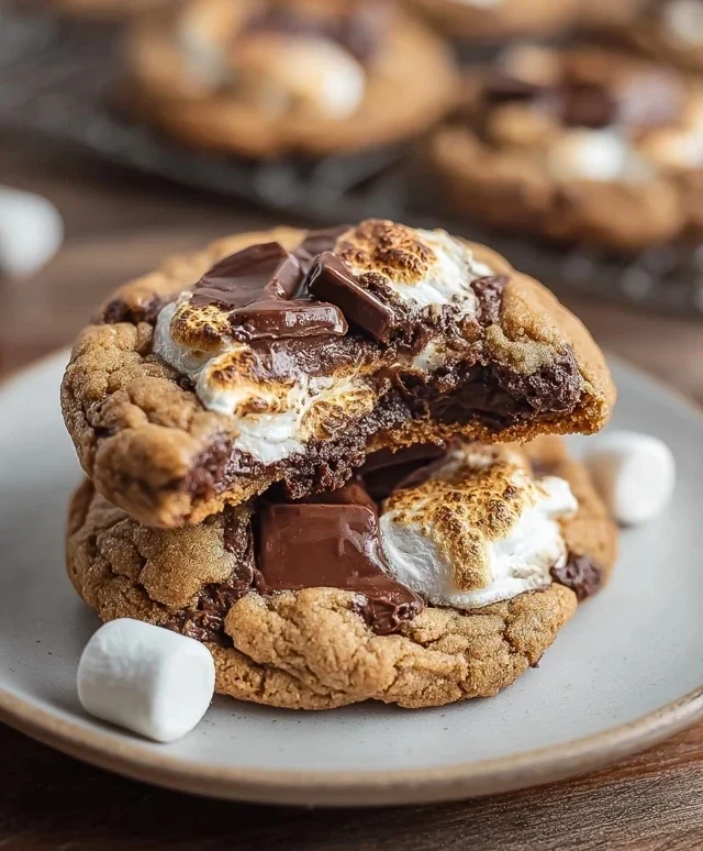 Hershey's Chocolate S'mores Cookies