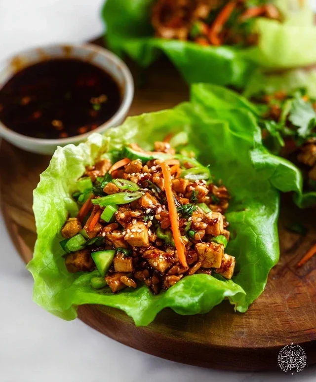 Tofu Lettuce Wraps