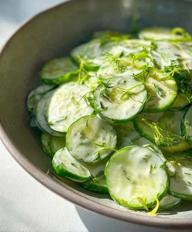Polish Cucumber Salad
