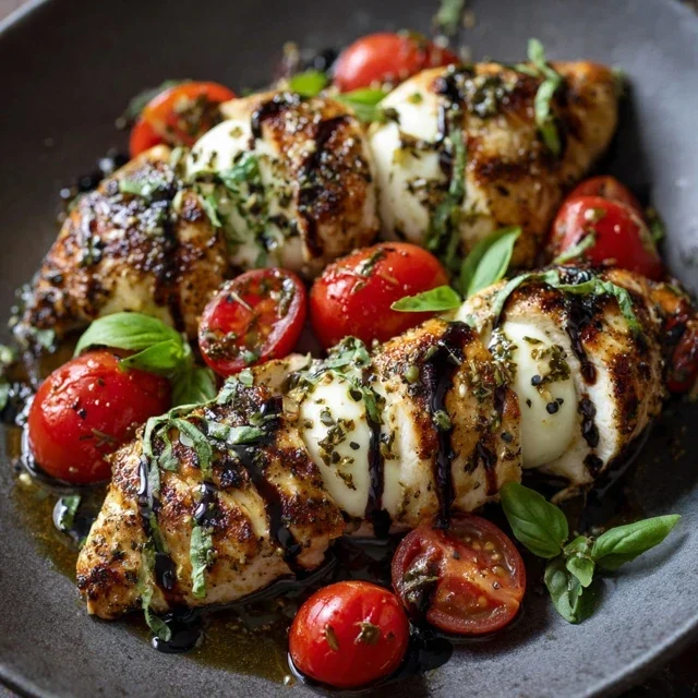 Grilled Chicken Caprese