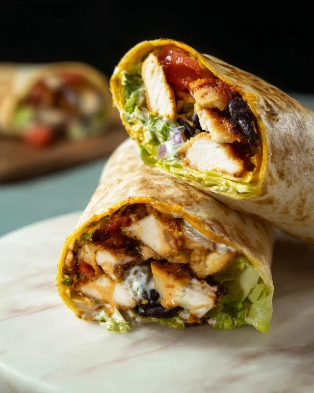 Chipotle Ranch Grilled Chicken Burrito