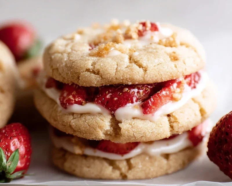Strawberry Shortcake Cookies