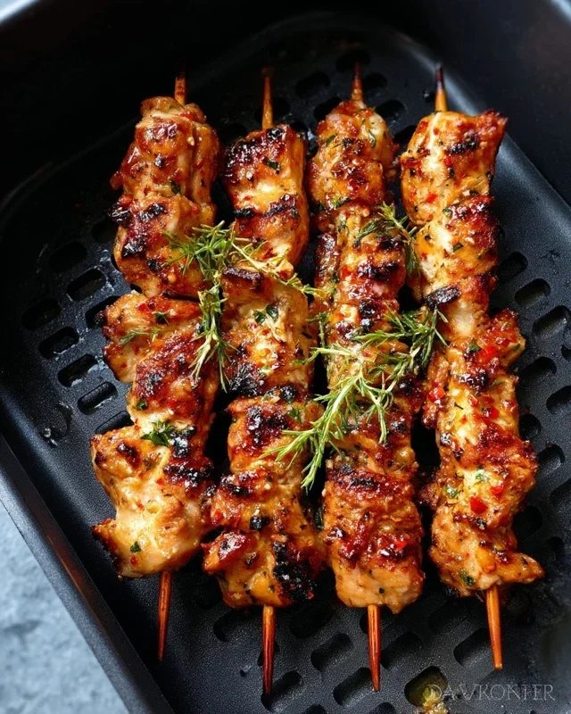 Bang Bang Chicken Skewers