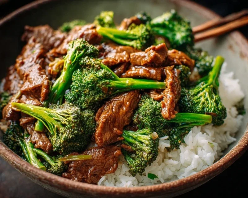 Chinese Beef and Broccoli (牛肉炒西兰花)