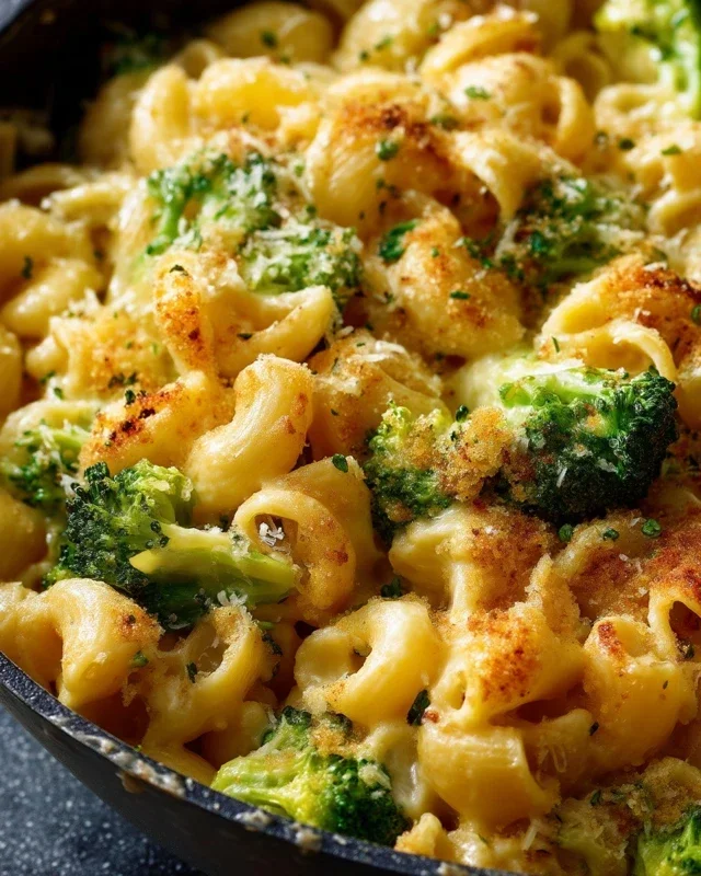 One Pot Healthy Broccoli Mac and Cheese