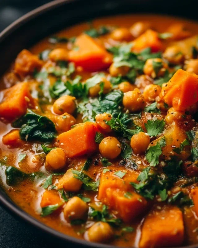 Sweet Potato and Chickpea Curry