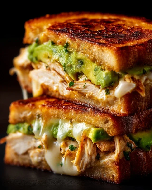 Chicken Avocado Melt Sandwich