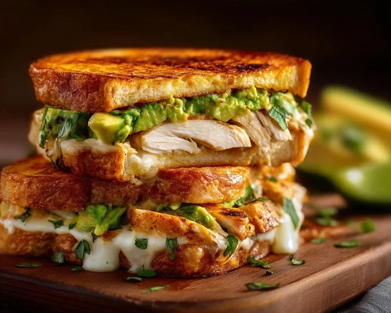 Chicken Avocado Melt Sandwich