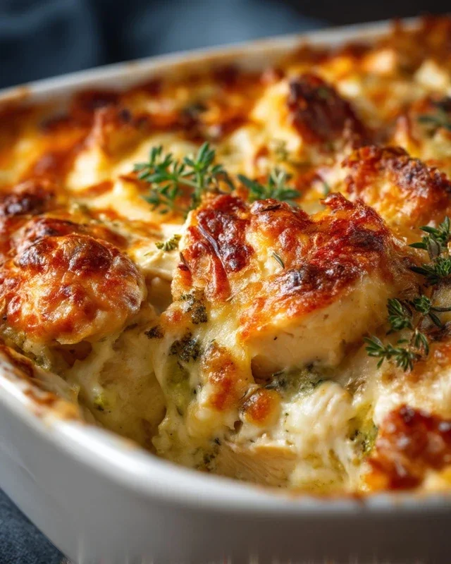 Easy Low Carb Chicken Casserole