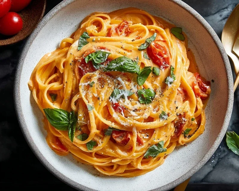 Easy One Pot Creamy Tomato Pasta