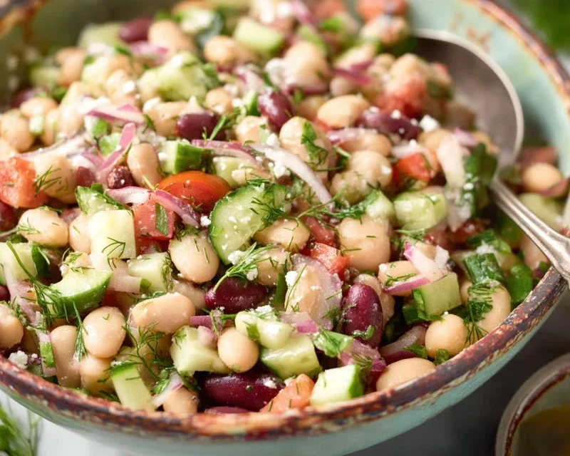 Mediterranean Bean Salad