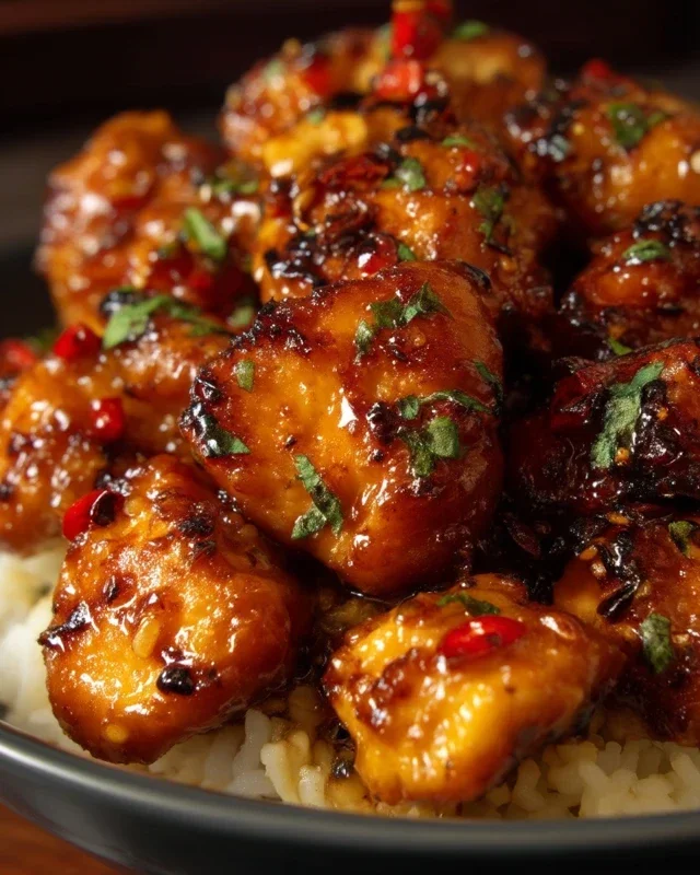 Sweet and Spicy Honey Pepper Chicken