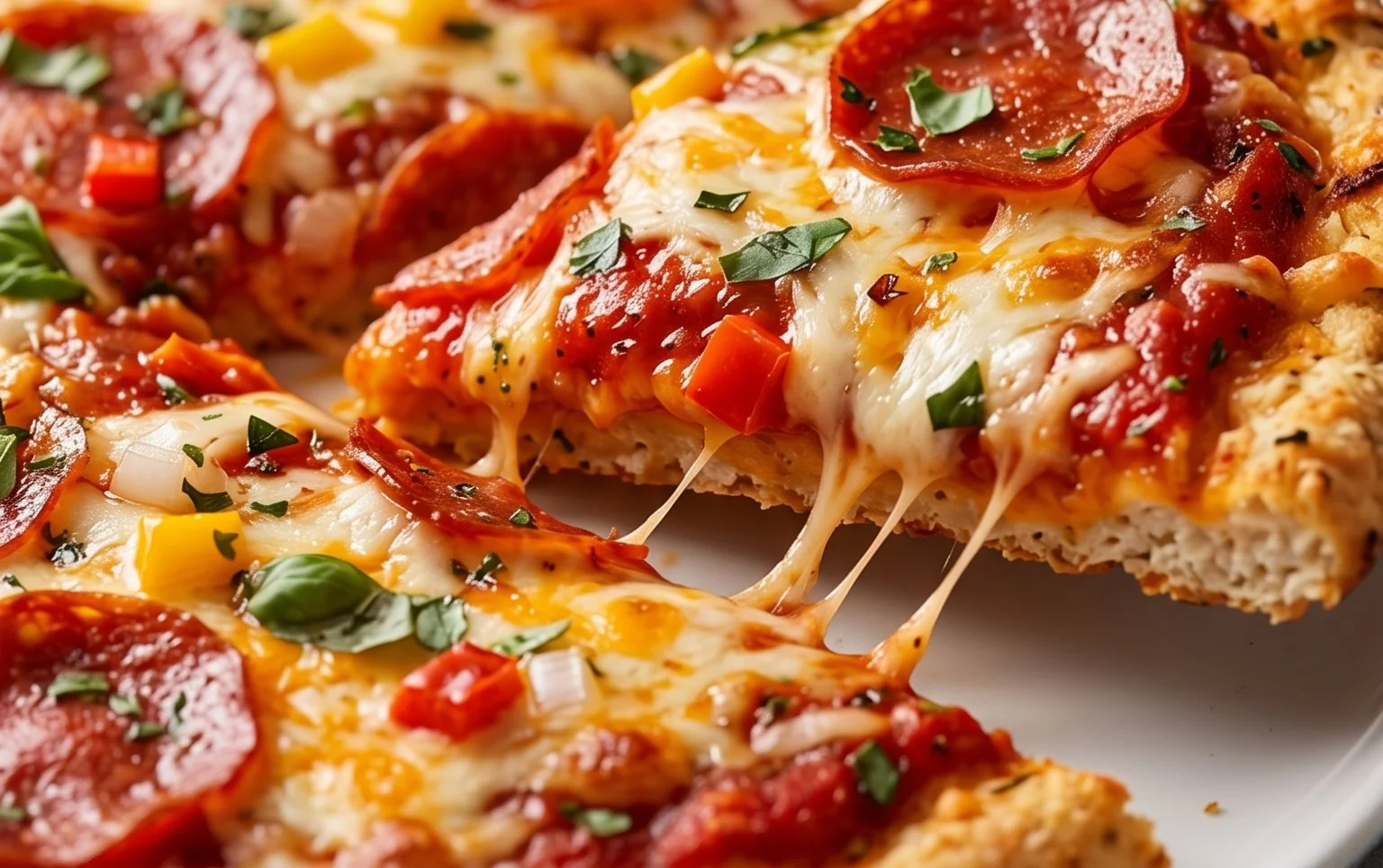 Chicken Crust Pizza (Low Carb + High Protein