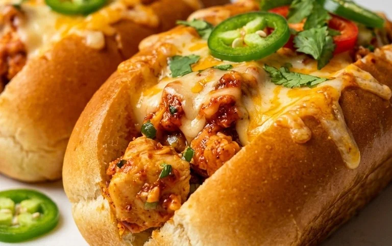 Cheesy Dynamite Chicken Buns