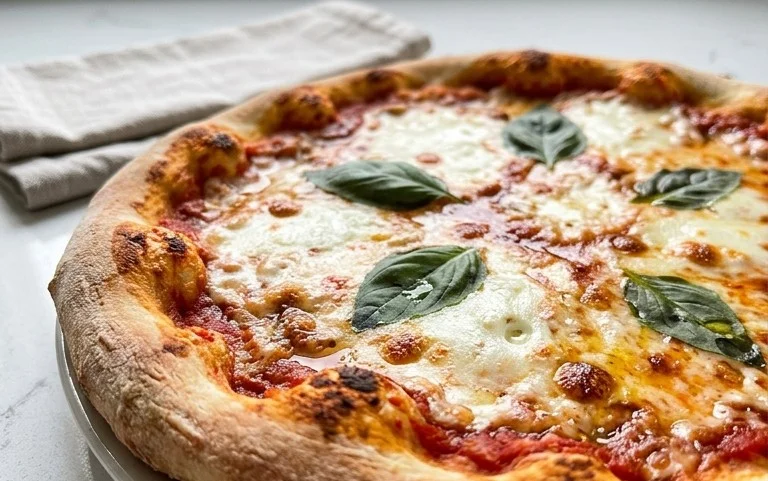 An excellent No Yeast Pizza Dough - quick easy homemade pizza!