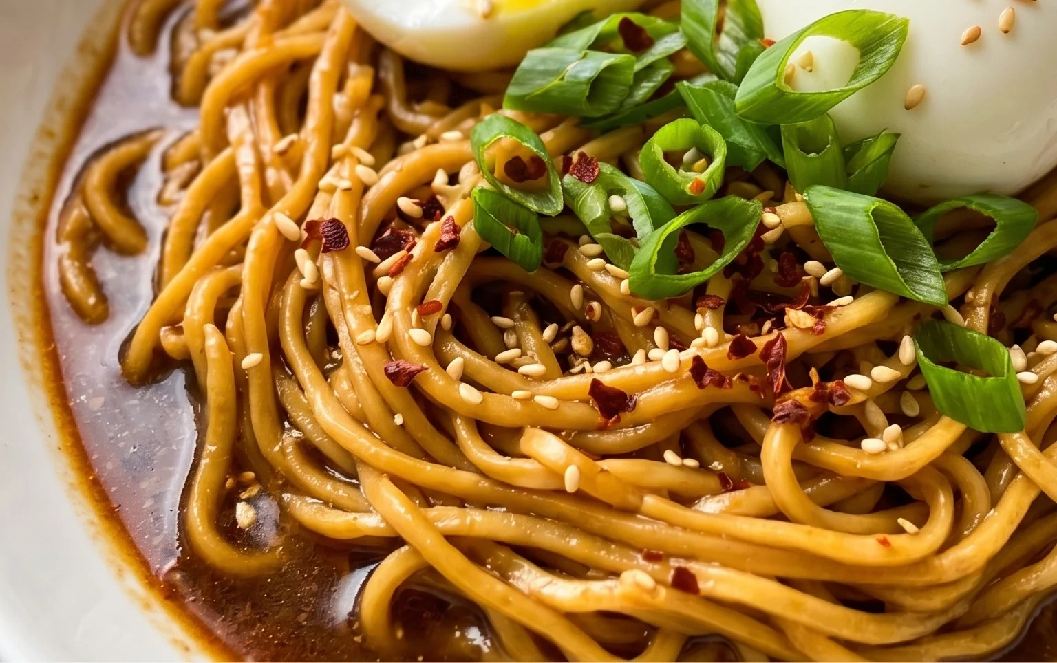 Easy Saucy Ramen Noodles