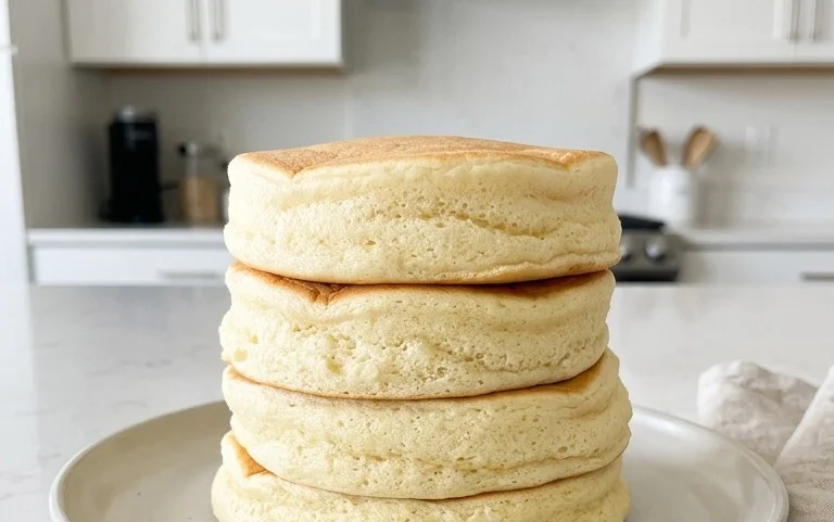 Fluffy Japanese Soufflé Pancakes