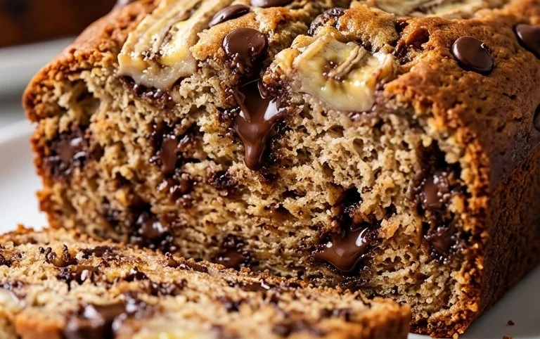 Easy Chocolate Chip Banana Bread
