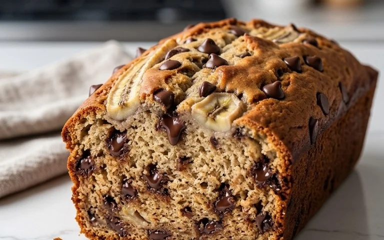 Easy Chocolate Chip Banana Bread