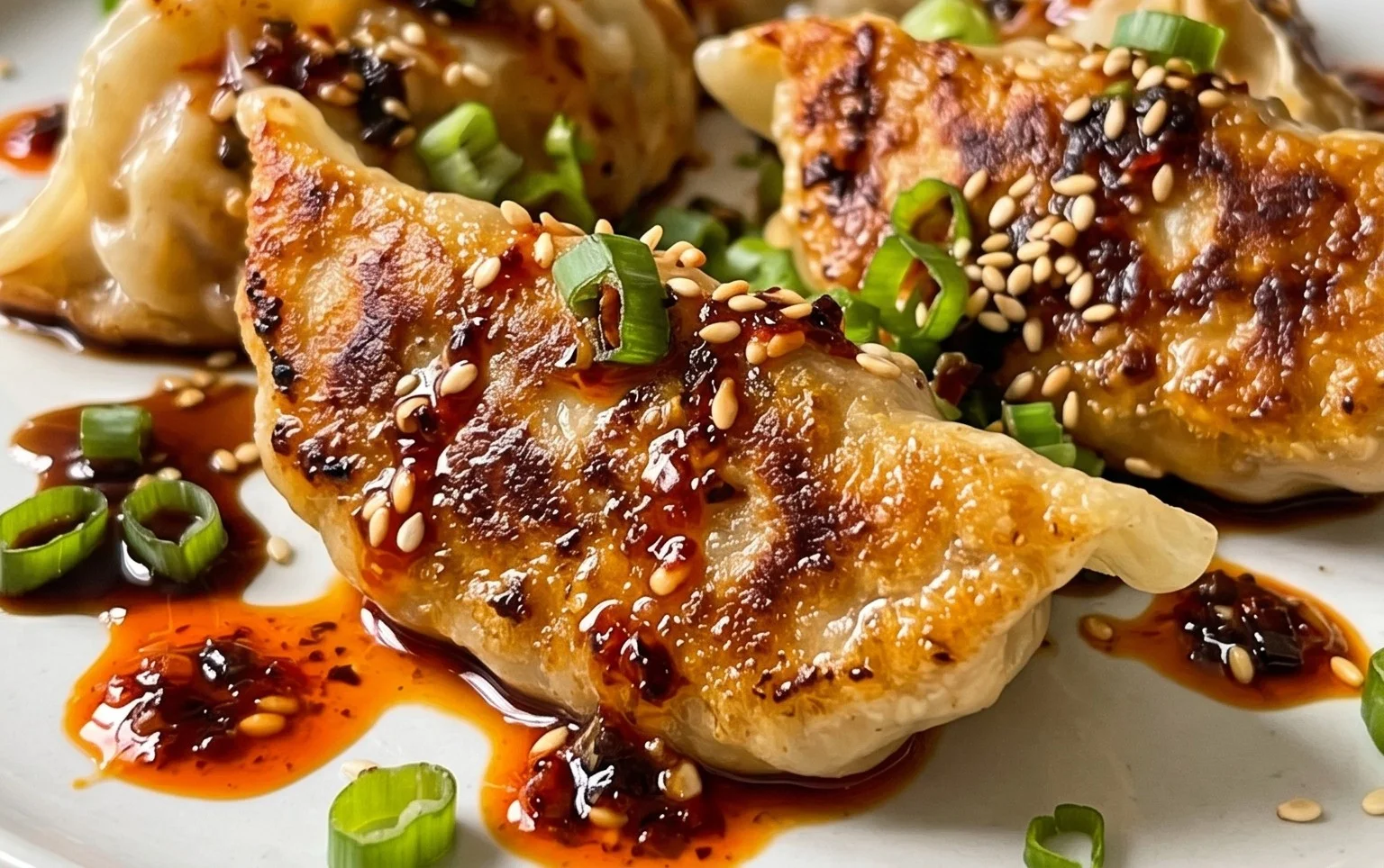 Chicken Potstickers (Pan Fried Dumplings)