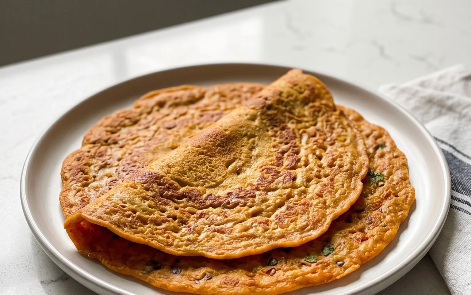 Masoor Dal Chilla | Savory Red Lentil Pancakes