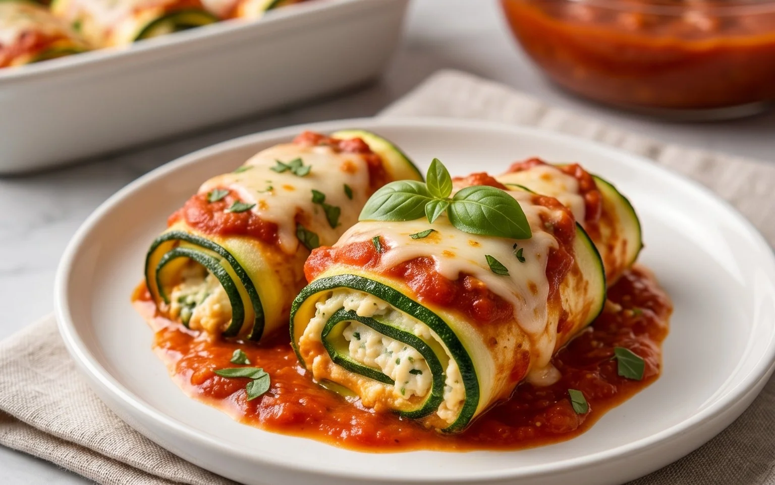 Vegan Zucchini Rollatini