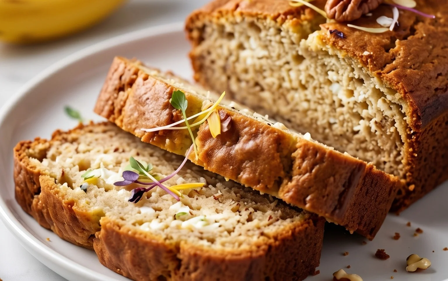 Cottage Cheese Banana Bread
