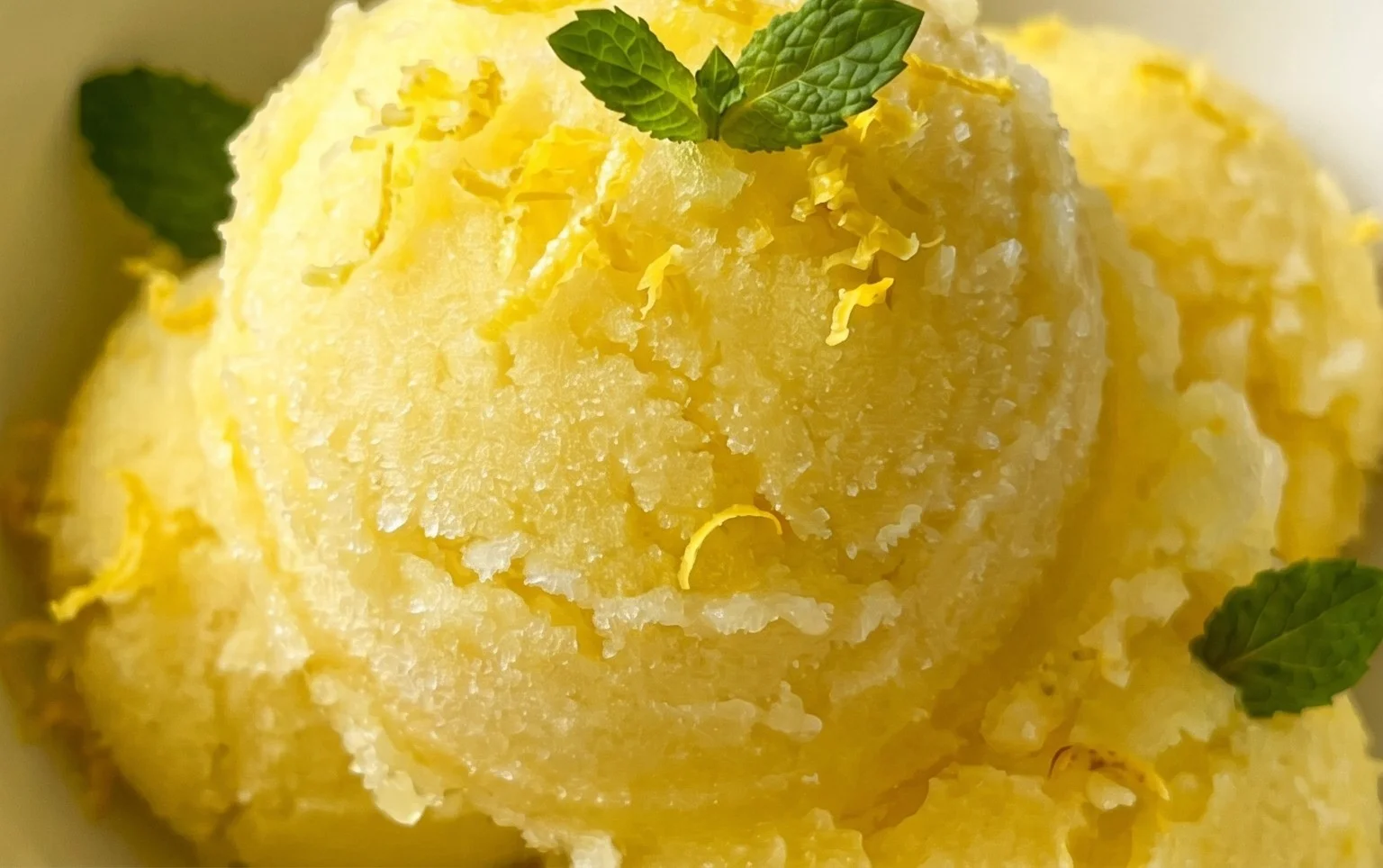 Lemon Sorbet