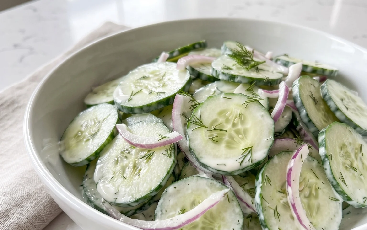 Polish Cucumber Salad
