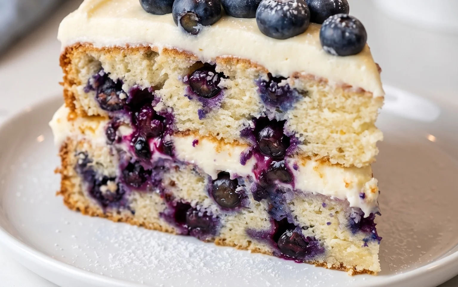 Nova Scotia Blueberry Cream Cake
