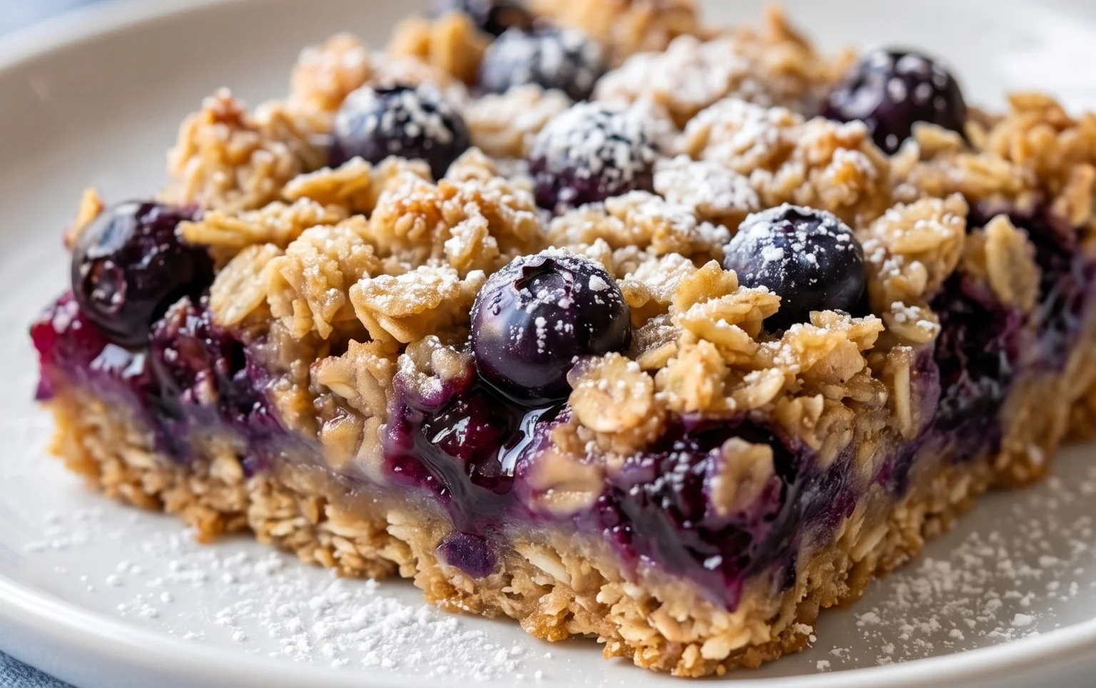 Blueberry Oatmeal Bars