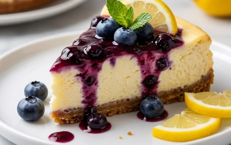 Lemon Blueberry Cheesecake
